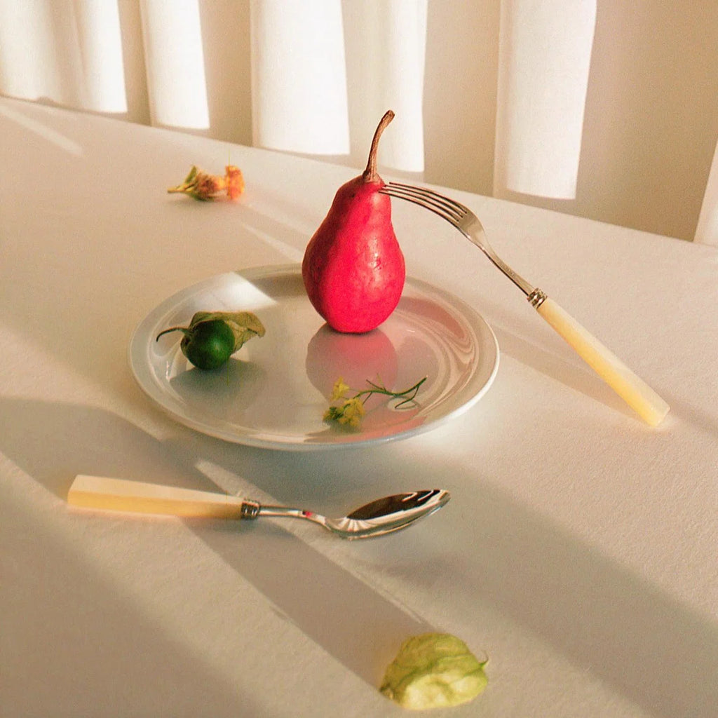 Glossy Pearl White Flatware