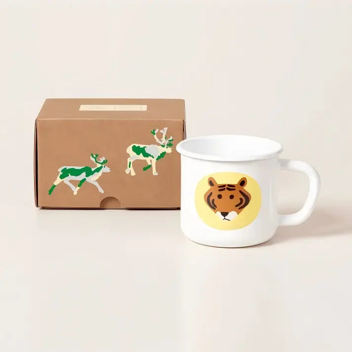 Tiger Enamel Mug