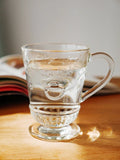Versailles Embossed Glass Mug