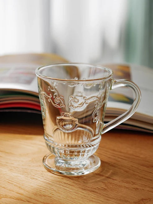 Versailles Embossed Glass Mug