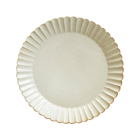 Vintage Petal Fluted Dinner Plate
